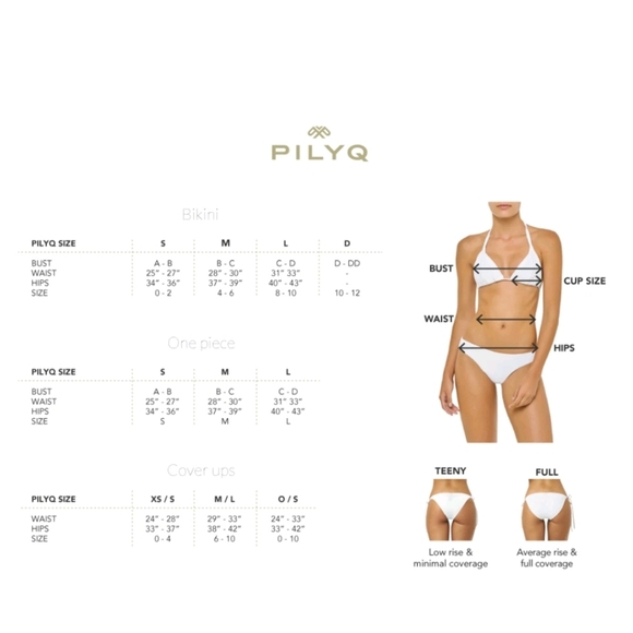 Pilyq Embroidered Bandeau Top & Teeny Bkack Bottom Bikini Swimsuit Set - Picture 14 of 14